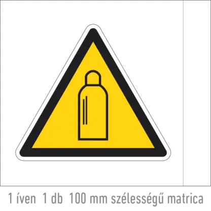 Gázpalack matrica (piktogram)