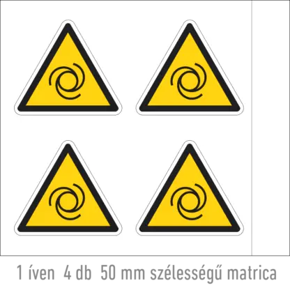 Automatikus működésű berendezés matrica (ISO 7010-W018 piktogram)
