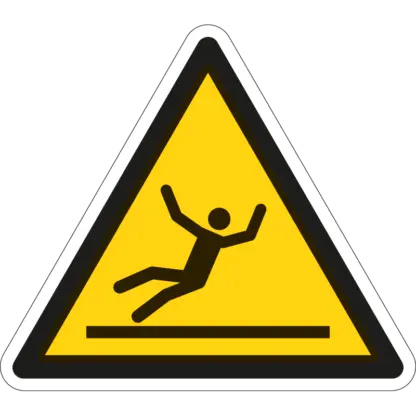 Elcsúszás veszélye! matrica (ISO 7010-W011 piktogram)