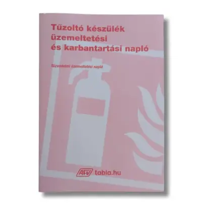 Tűzoltó készülék napló
