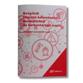 Beépített tűzjelző készülék üzemeltetési napló