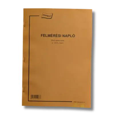 Felmérési napló