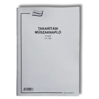 Takarítási műszaknapló