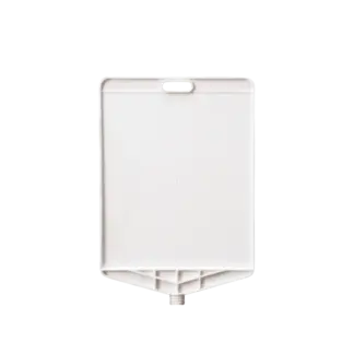 Műanyag jelzőtábla alap (üres négyszög) 340x400 mm