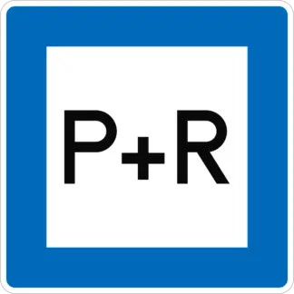 Parkolj és utazz! KRESZ közlekedési tábla