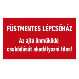 Füstmentes lépcsőház