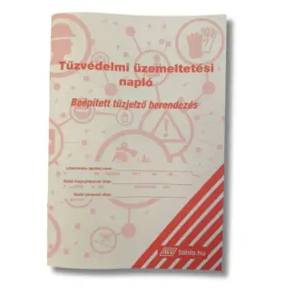 Beépített tűzjelző berendezés tűzvédelmi üzemeltetési napló napi üzemeltetői ellenőrzés nélkül