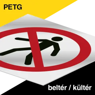 Egyedi PETG tábla tervezése